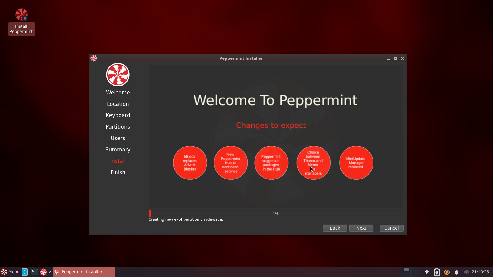 1. Download and Install – Updated 11/28/2022 – Peppermint OS