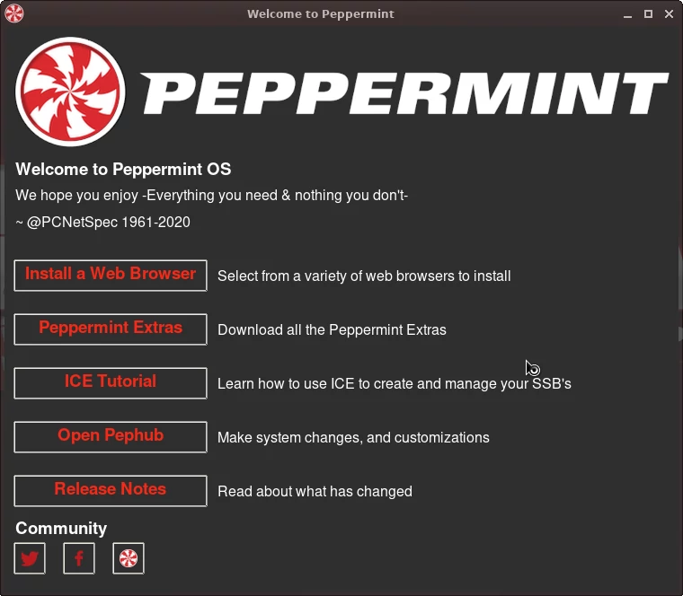 Welcome to Peppermint